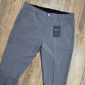 BYLT Premium Basics Kinetic Pant 2.0 Iron Grey Stretch Golf Mens 36x32 NWT